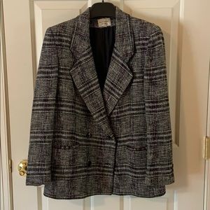Women’s Plaid Blazer